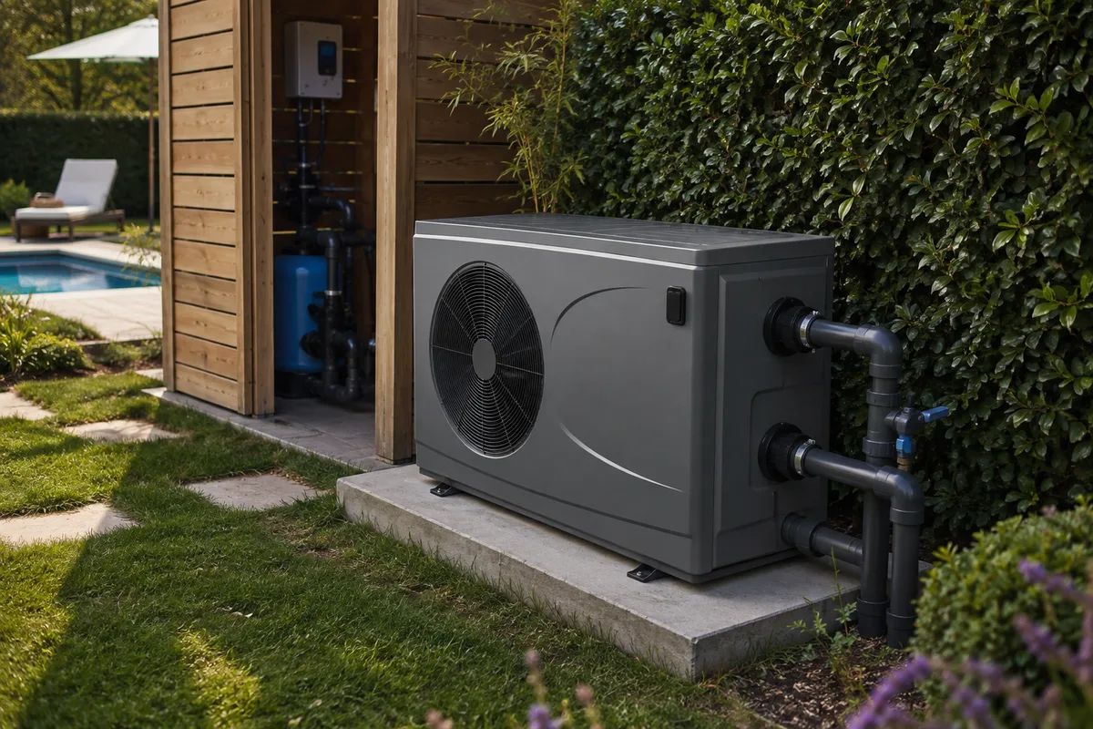 Pompe à chaleur piscine : puissance, COP et installation