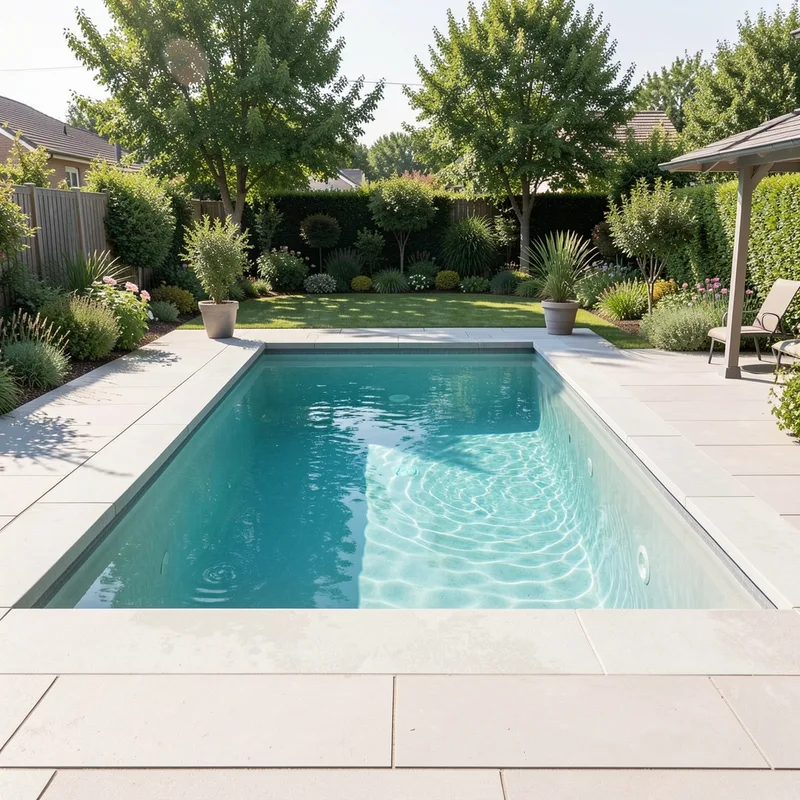 Piscine béton semi-enterrée : réussir son projet